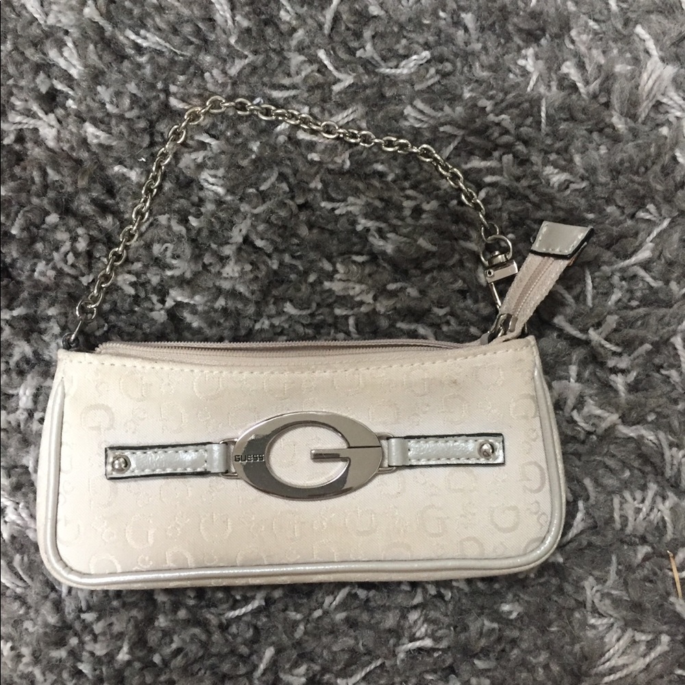 Guess Cream Mini Purse